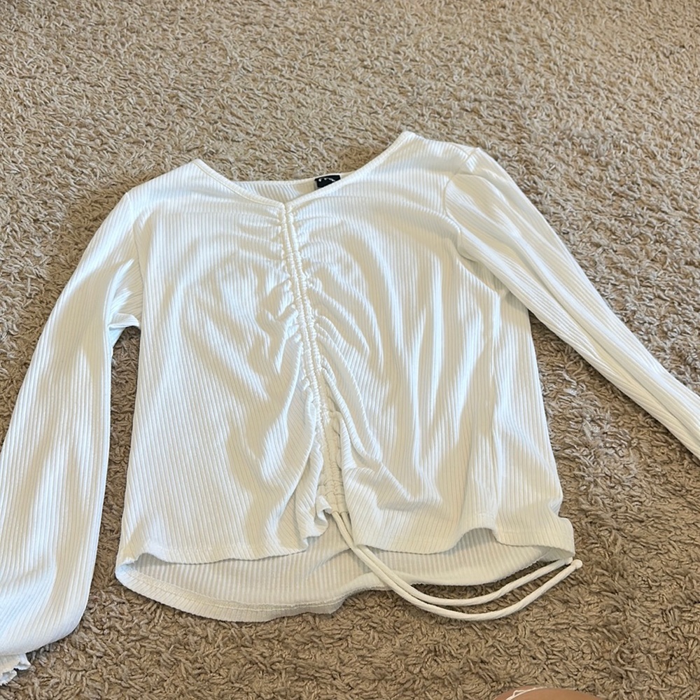 White long sleeve shirt